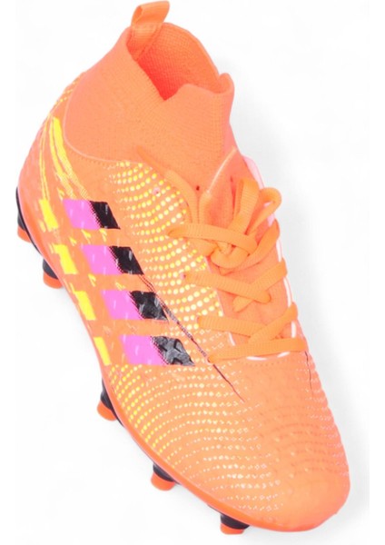 565 Turuncu Krampon Erkek Çocuk Futbol Ayakkabı