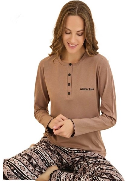 Penye Likralı Süprem Kumaş Kadın Pijama Takımı S/2xl fırsatları