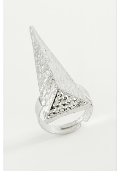 shop Piramit Metal Yüzük-Sarı