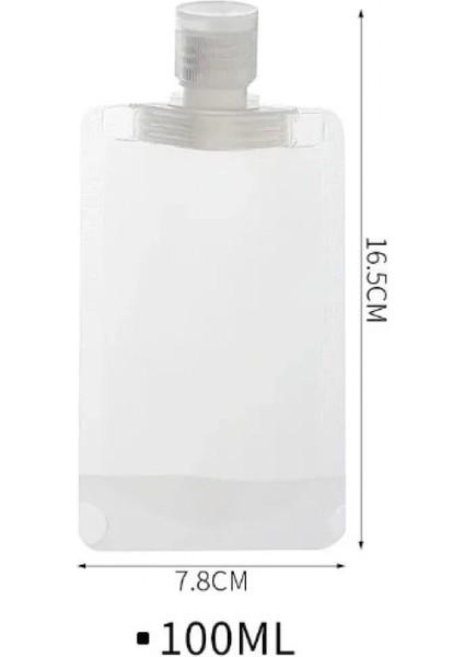 3 Adet 100ML Krem Şampuan Kabı Tekrar Kullanılabilir Set (4887) fırsatları