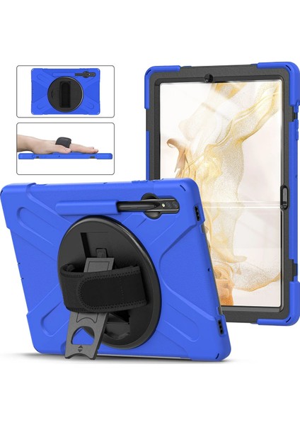 Zeroshop Newface Samsung Galaxy T737 Tab S7 Fe 12.4 Kılıf Amazing Tablet Kapak - Mavi fiyatları