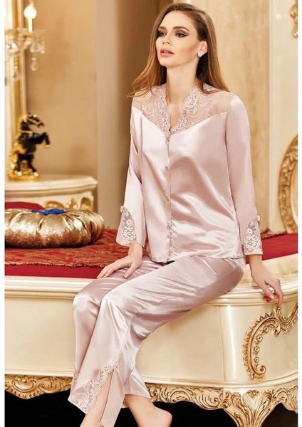 Nurteks 5692 Saten Pijama Takımı