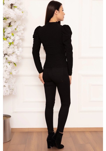 Prenses Kol Bluz Siyah W3125 fiyatları