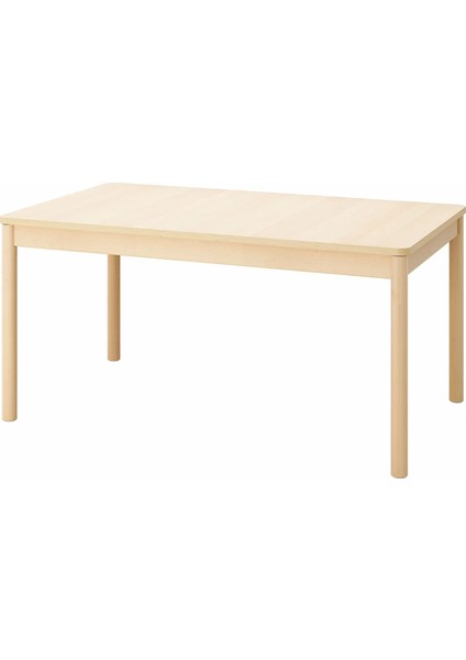 Rönnınge Açılır Yemek Masası Huş 4 8 Kişilik 155 / 210 x 90 x 75 Cm