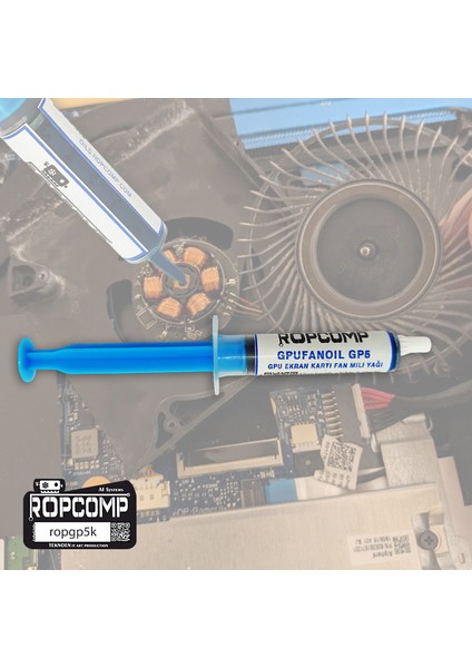 Gpufanoil Gpu Ekran Kartı Fan Bakım Kiti GP5K modelleri