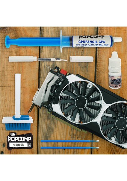 Gpufanoil Gpu Ekran Kartı Fan Bakım Kiti GP5K fırsatları