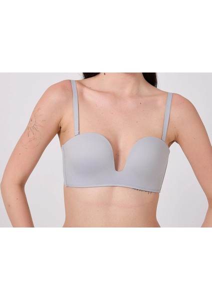 Freshness MSF05 Destekli V Dekolte Lazer Kesim Sütyen