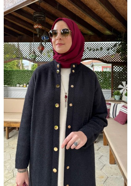 Yakut Angora Triko Kap Siyah fırsatları