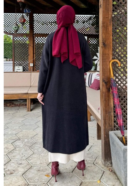 Yakut Angora Triko Kap Siyah