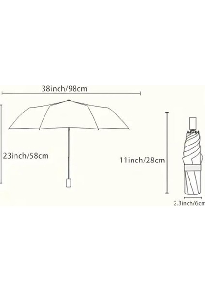 Mavi 8 Telli Şemsiye Unisex Rüzgara Dayanıklı Kırılmayan Erkek Kadın Tam Otomatik Şemsiye 98X58 cm fırsatları