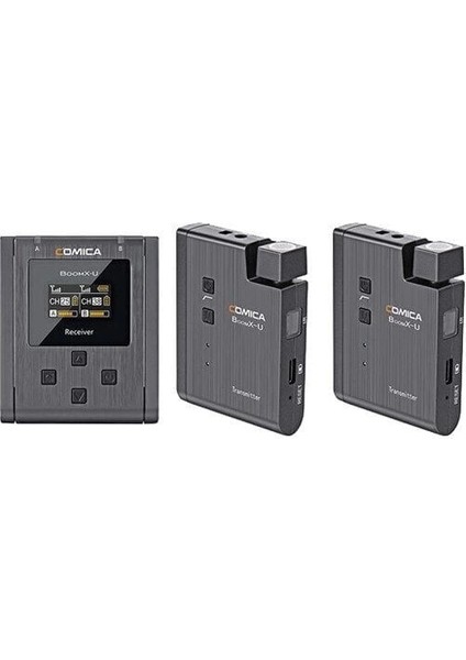 Boomx-U U2 Mini Ikili Yaka Mikrofonu