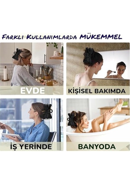 Renkli Kadın Mandal Toka 5'li Set, Kadın Çocuk Mandal Toka, Lastik Toka Seti, Toka Organizer, Toka, Kız Çocuk Toka, Kadife Toka modelleri
