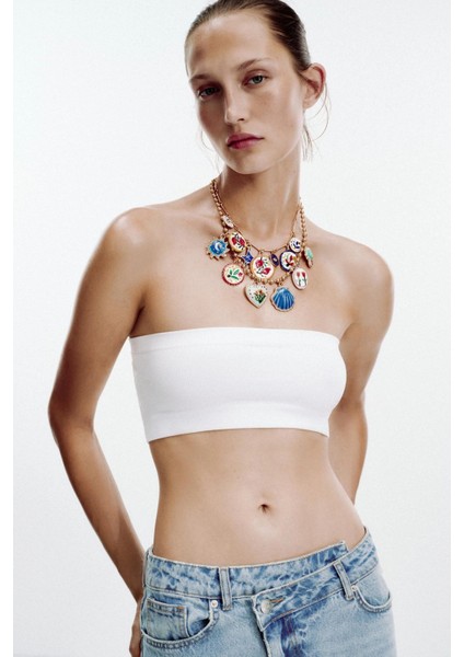 Çoklu Charmlı Kolye modelleri