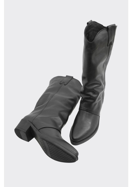 Hakiki Deri Fermuarsız Kadın Çizme fırsatları