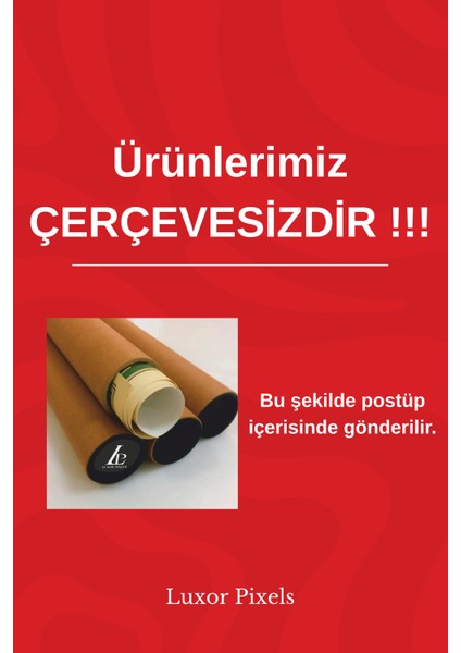 (Çerçevesiz) Bauhaus Pembe 3'lü Çerçevesiz Poster Set, Modern Dekoratif Poster Seti