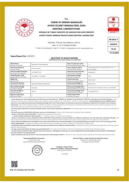 Erken Hasat , Soğuk Sıkım, 0,3 Asit, 349 Polifenol, Naturel Sızma Zeytinyağı fiyatları