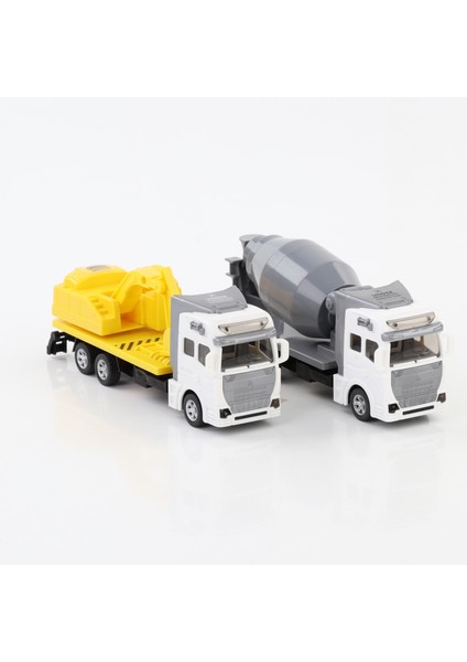 2’li Çek Bırak Özellikli 19 cm Iş Makinesi Seti Fonksiyonlu Kaliteli Malzeme Standartlara Uygun