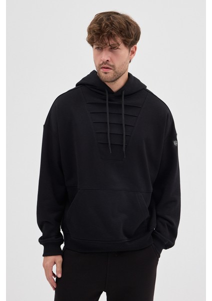 Unisex Rahat Bol Kesim "Arvy" Kapüşonlu Sweatshirt modelleri