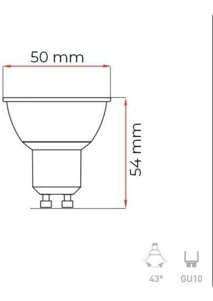 GU10 LED Dimli Ampul 4W 310LM 4000K fırsatları