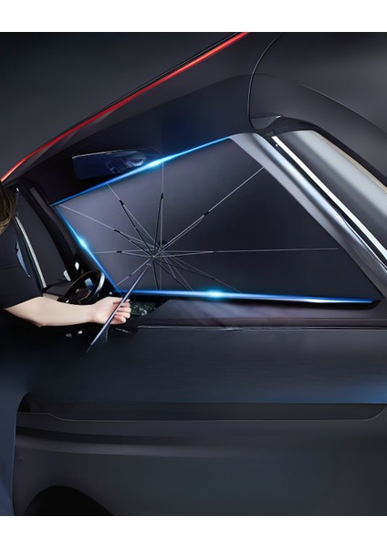 Zeroshop Skoda Octavia, Renault Talisman, Ford Focus, Seat Leon, Kia Cerato Uyumlu Oto Şemsiye