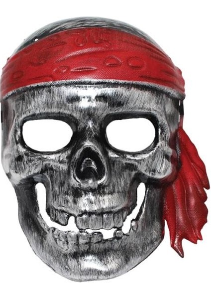 Halloween Cadılar Bayramı Maske Kuru Kafa Korsan Bandanalı Korku Maskesi fiyatları