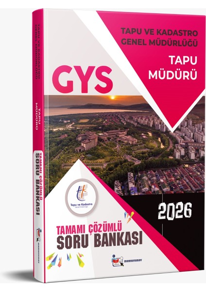 Tapu Müdürü Gys 2'li Set 4'lü Deneme + Soru Bankası fiyatları