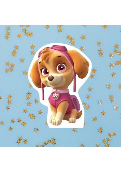 Ayaklı Pano Paw Patrol-Sky 32*24 cm Doğum Günü Masa Dekoru- Oda Süsü fırsatları