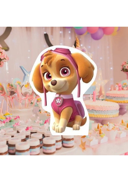 Ayaklı Pano Paw Patrol-Sky 32*24 cm Doğum Günü Masa Dekoru- Oda Süsü indirimleri