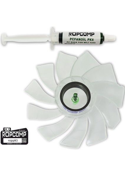 Pcfanoil Bilgisayar Kasa Fan Mili Yağı Pk5 modelleri