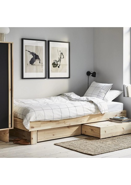 Glamberget Çift Kişilik Karyola Çam 80 / 160 x 200 Cm fiyatları