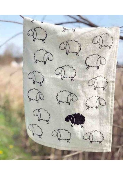 %100 Pamuk 3'lü 40×60 Baskılı Mutfak Havlusu modelleri