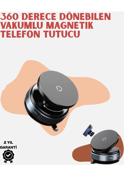 Zeroshop Evrensel Uyumlu Manyetik Araç Telefon Standı – Dalı Alüminyum Gövde