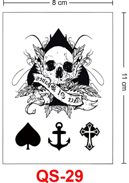 Iskambil Motifli El Dövmesi El Üstü Geçici Dövme fiyatları