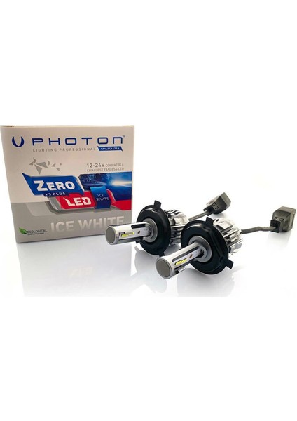 Photon Zero H4 +3 Plus Fansız LED Buz Beyaz