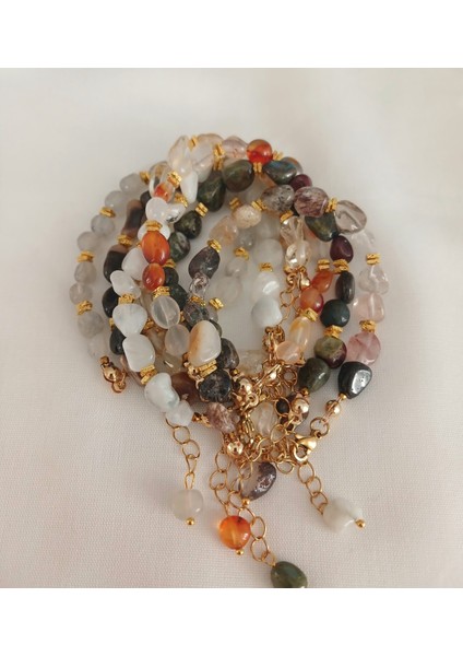 Amorf Kesimrutile Kuvars Bileklik fiyatları