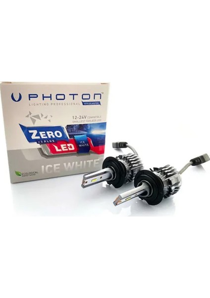 Photon Zero H3 +3 Plus Fansız LED Xenon Beyaz Işık Şimşek Etkili