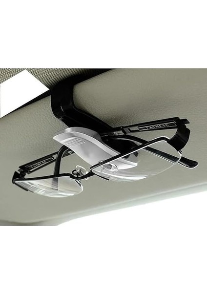 Içi Güneşlik Gözlük Tutucu Klips | Mandallı Gözlük Askısı | Oto Güneşliğe Takılan Gözlük Aparatı