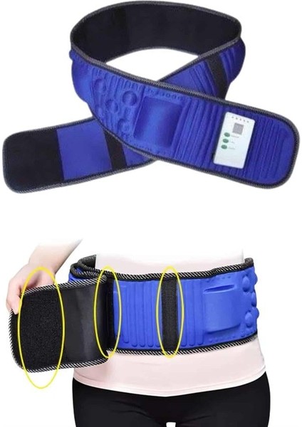 Zeroshop Göbek Inceltme Kemeri Kas Gevşetici Masaj Aleti Titreşimli Masaj Kemeri