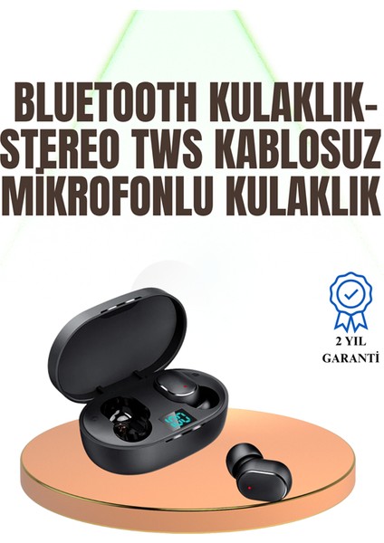 Zeroshop Kablosuz Kulak Içi Bluetooth Kulaklık Stereo Dokunmatik Kontrollü Kulaklık