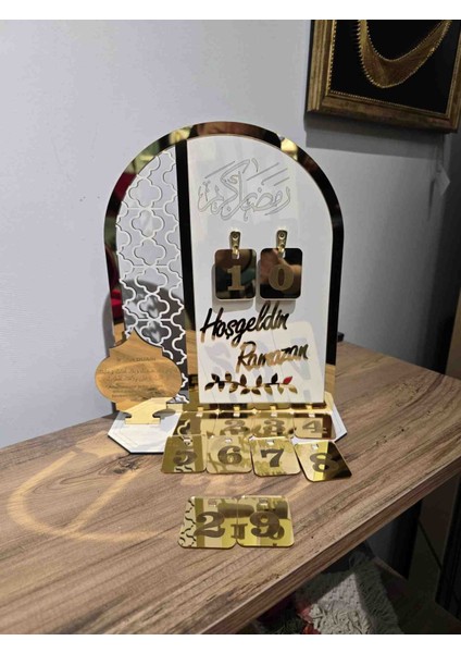 Pleksi Ramazan Takvimi& Iftarduası modelleri