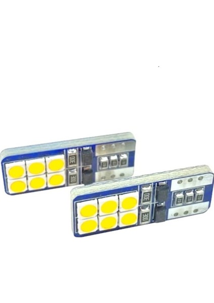 T10 LED Oto Park Plaka Ampulü Beyaz PH7020 W5W