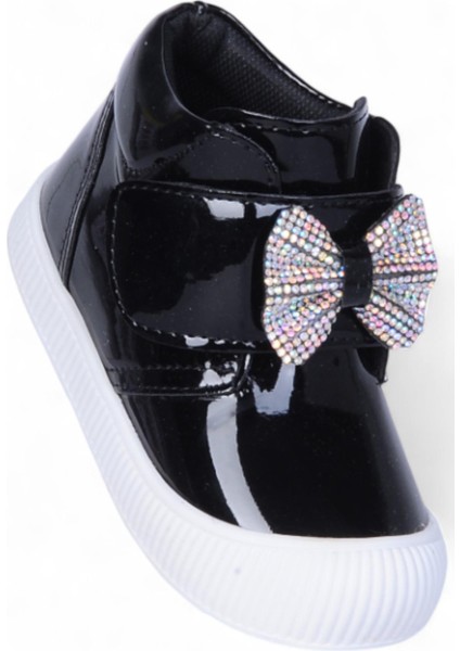 Herbebe 015 Rugan Siyah Kız Çocuk Bot