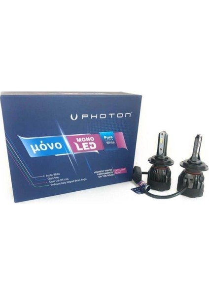 Photon Mono H7 2+Plus 30000 Kelvin Koyu Mavi LED Xenon