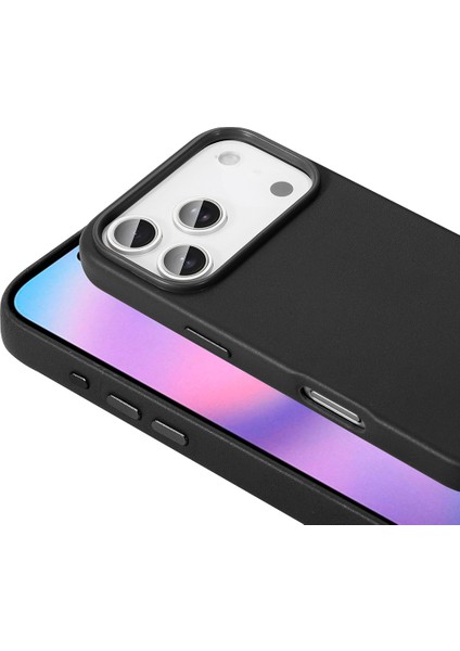 iPhone 17 Air Kılıf Magsafe Şarj Özellikli Pu Deri Görünümlü Kupra Premium Kapak modelleri