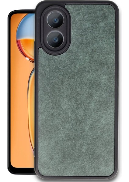 Oppo A38 Kılıf Şık Tasarımlı Premium Aras Deri Kapak