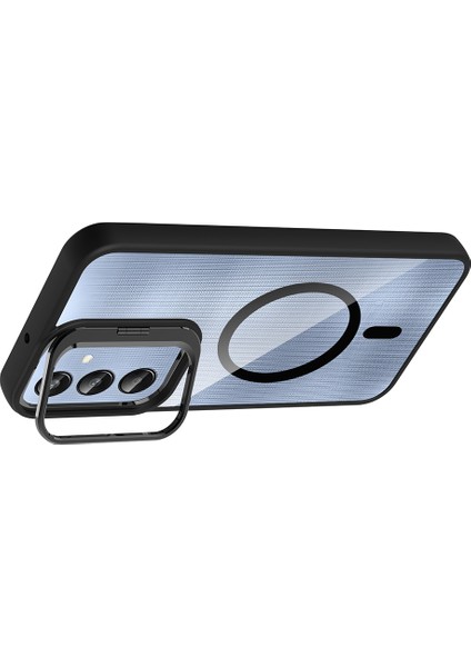 Samsung Galaxy S24 Fe Kılıf M-Safe Destekli ve Lens Hediyeli Standlı Nefrayel Premium Kapak indirimleri