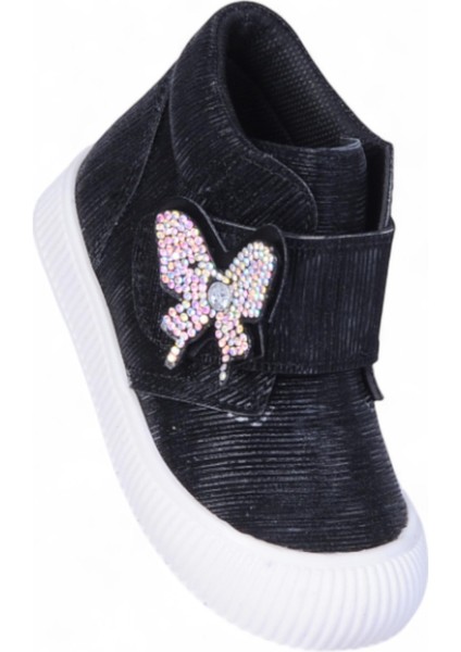 Herbebe 011 Simli Siyah Kız Çocuk Bot