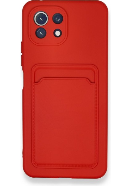 Xiaomi Mi 11 Kılıf Kart Hazneli Esnek Kelvin Silikon Kapak