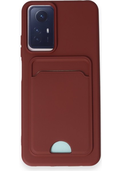 Redmi Note 12S Kılıf Kart Hazneli Esnek Kelvin Silikon Kapak