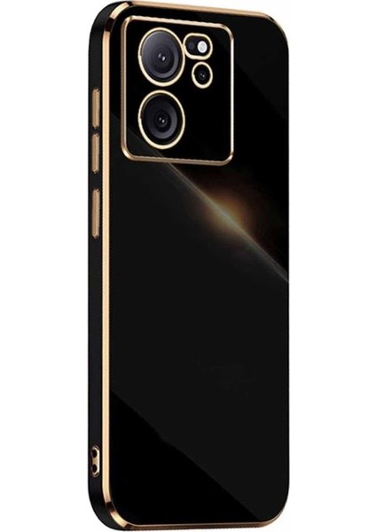 Xiaomi Mi 13T Pro Kılıf Parlak Yapılı Esnek Volet Silikon Kapak